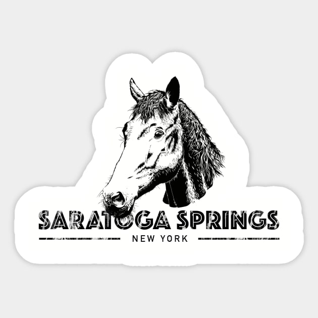 Saratoga Springs New York Sticker by Cre8tiveSpirit